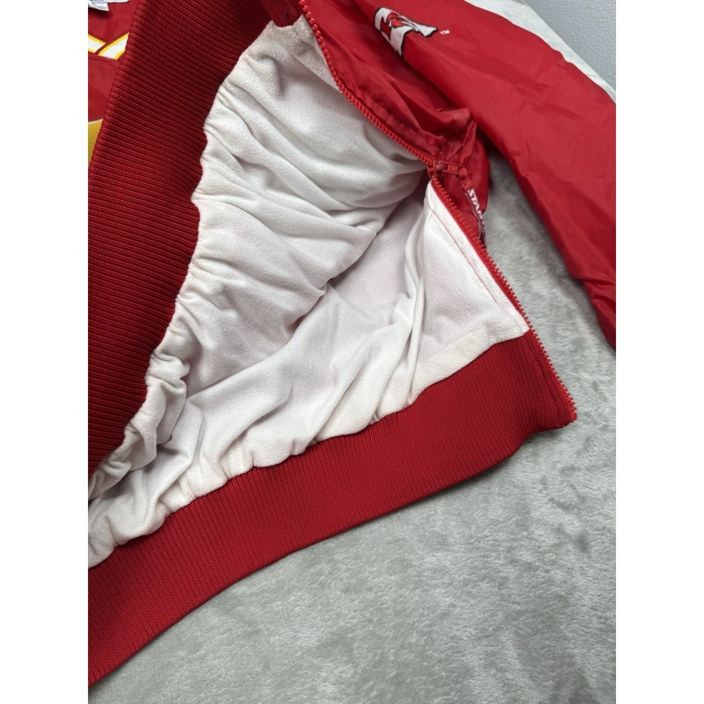 Vintage Y2K Kansas City Chiefs Windbreaker Mens XL Red Pullover Jacket Pro Line - Picture 2 of 9